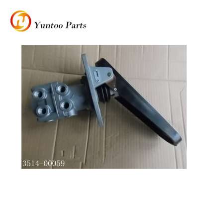 bus foot brake valve  for various vehicle and throttle cables